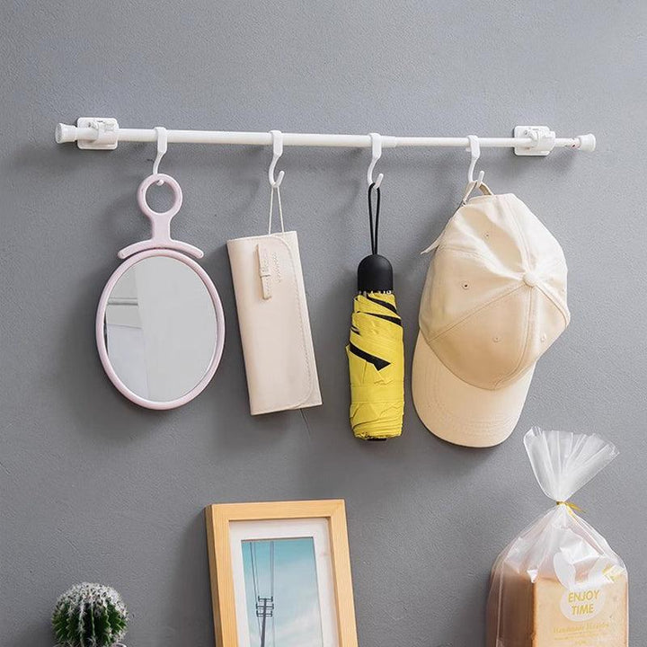 Lisslune | Robust waterproof curtain rod brackets with easy peel-and-stick installation