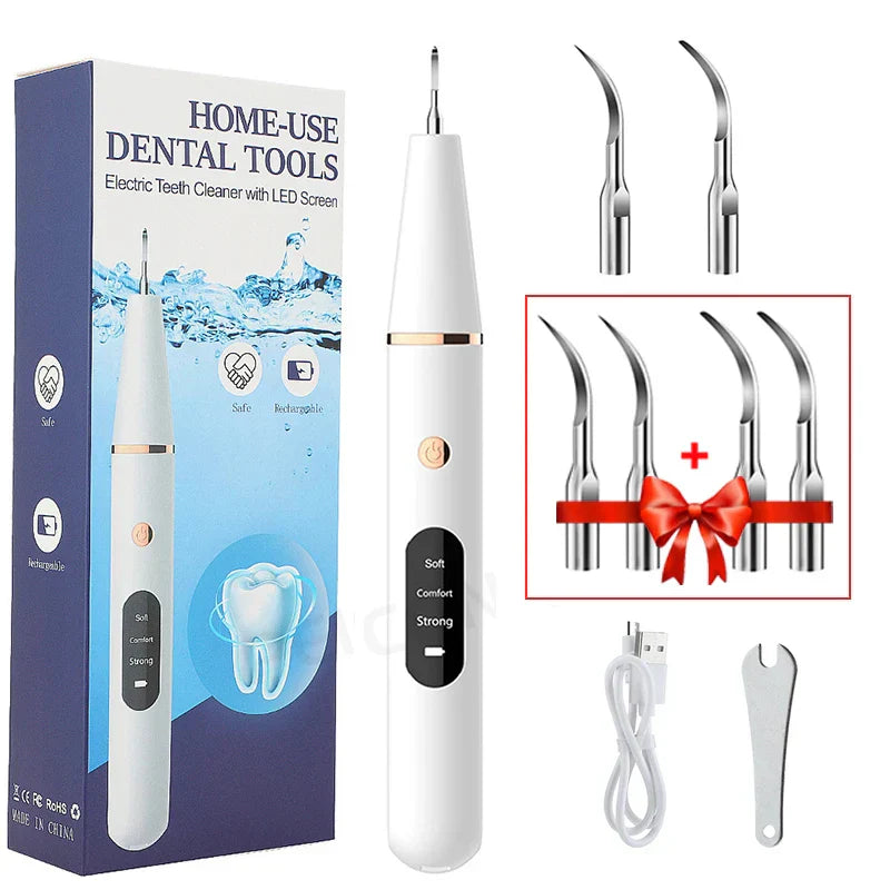 Lisslune | SmilePro Ultrasonic Tooth Tartar Remover – Effective Plaque Remover for Home