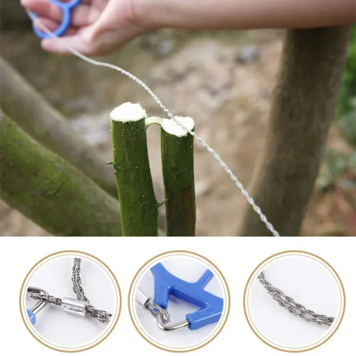 Lisslune | Wire saw for garden and outdoor – Compact saw for adventures and gardening