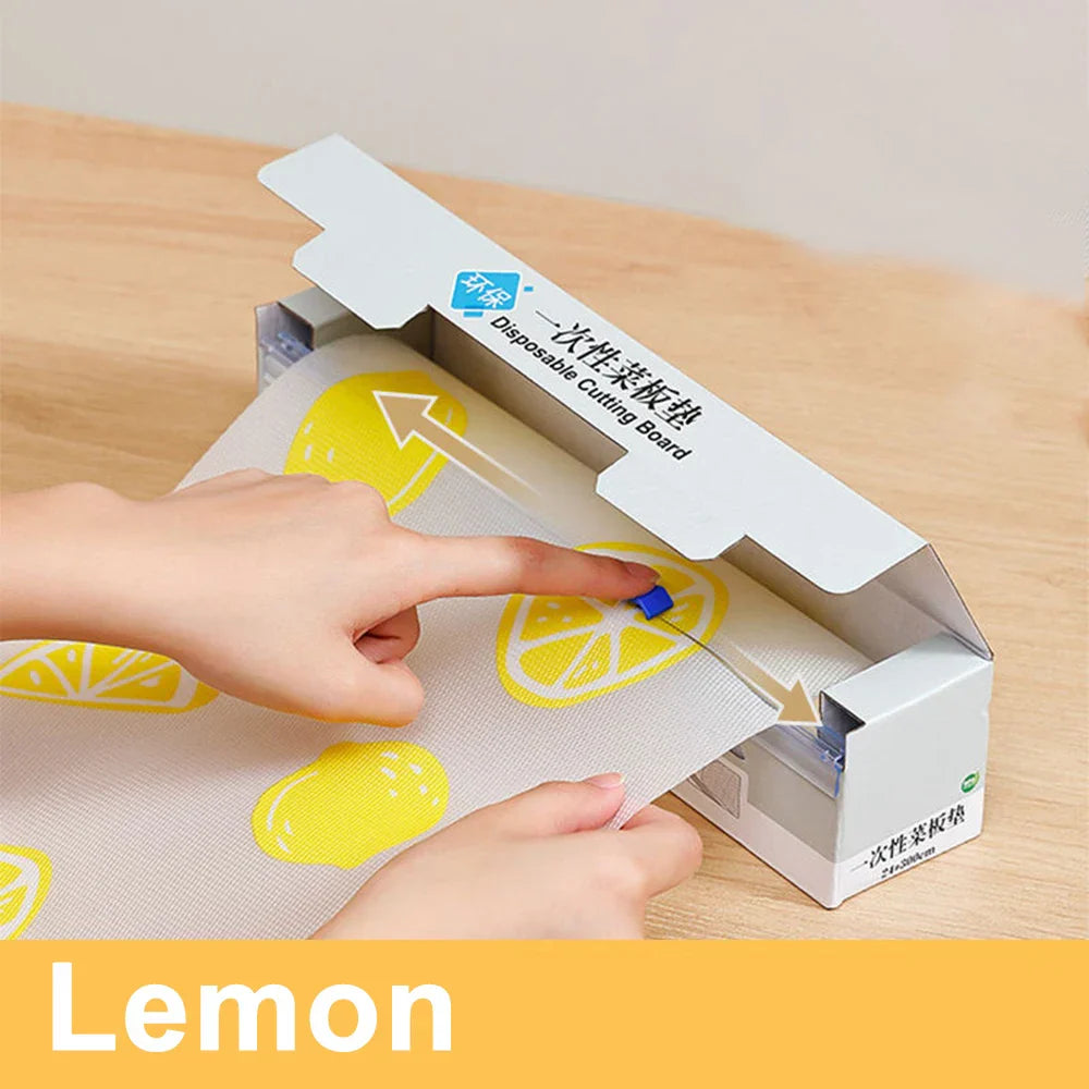 Lisslune | Antibacterial Disposable Cutting Board Adhesive Plate Mat