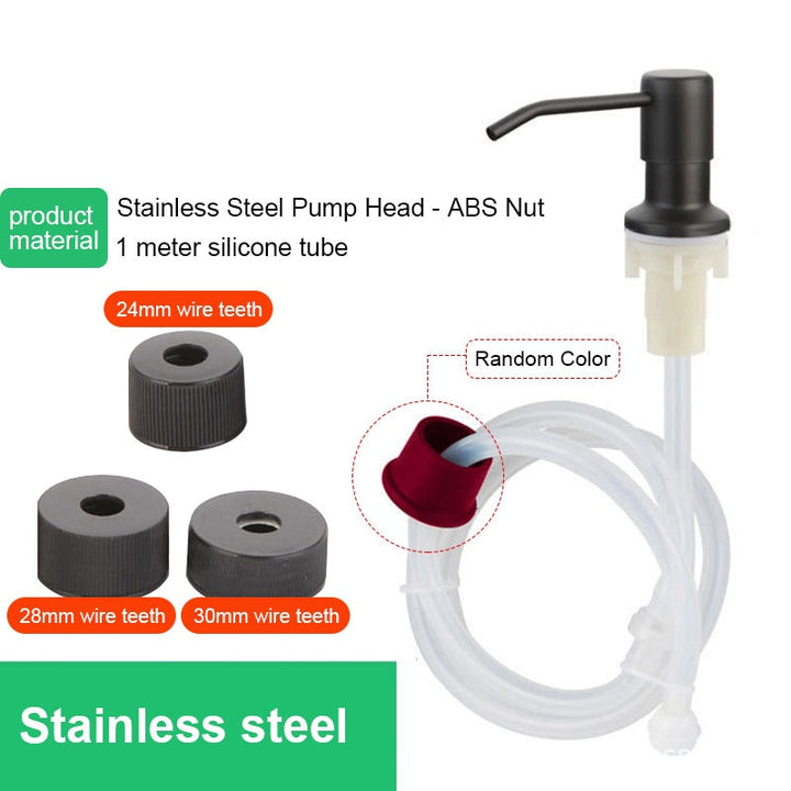 Lisslune | Kitchen Sink Built-in Liquid Soap Dispenser Kit