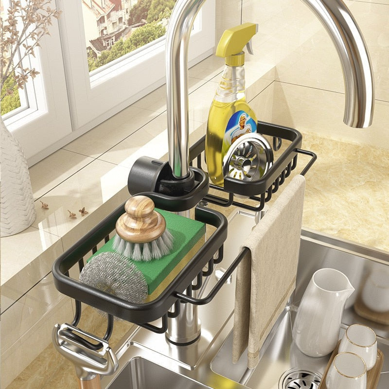 Lisslune | Kitchen Organizer Sink Drain Rack