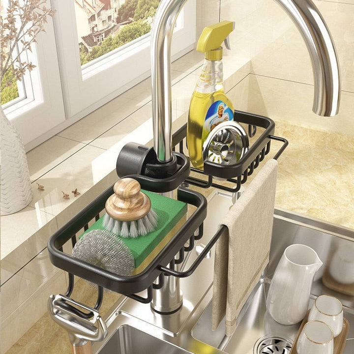 Lisslune | Kitchen Organizer Sink Drain Rack