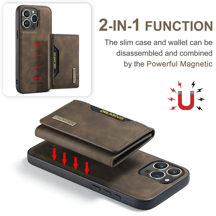Lisslune | 2-in-1 iPhone case with detachable wallet