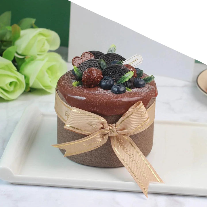 Lisslune | Realistic Artificial Sea Salt Room Cake Model - Ideal for Events, Home Decor, and Restaurant Displays