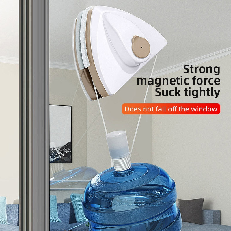Lisslune | Automatic Water Discharge Magnetic Window Cleaner Gadget