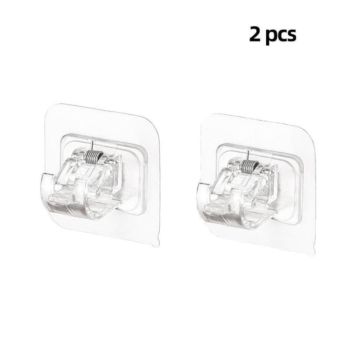 Lisslune | Robust waterproof curtain rod brackets with easy peel-and-stick installation