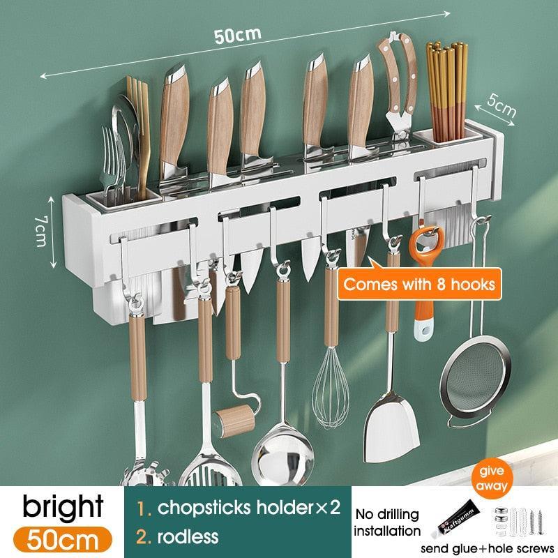 Lisslune | Slim adjustable aluminum kitchen organizer for effortless elegance