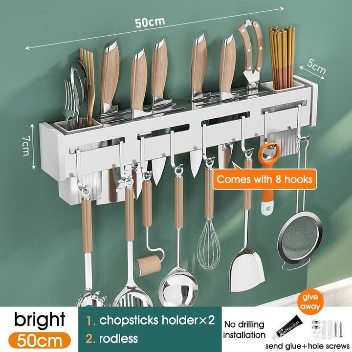 Lisslune | Slim adjustable aluminum kitchen organizer for effortless elegance