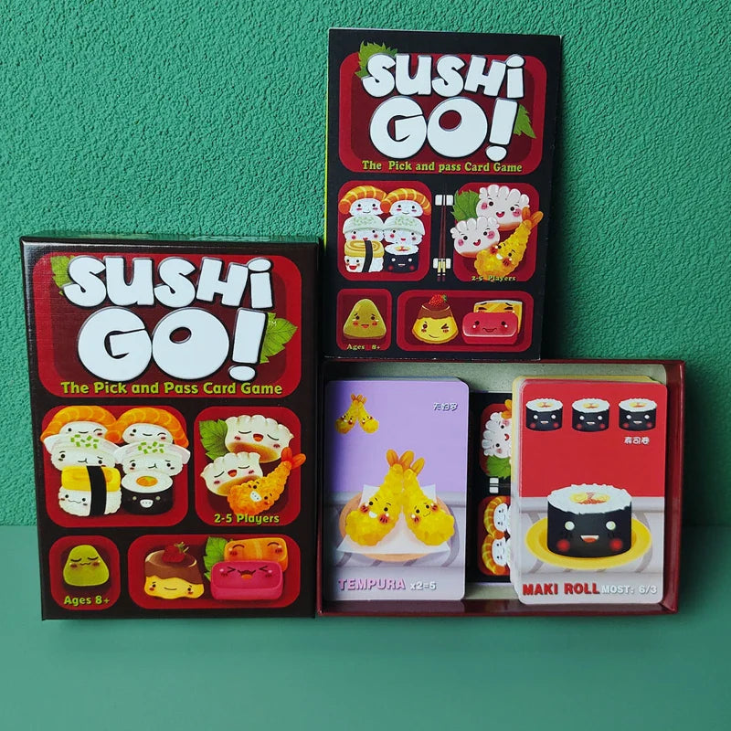 Rynx | Sushi Go Family Gathering Game Card, Fun Card Game, Party Board Games Interactive Game, Creative Small Gift, Holiday Accessory