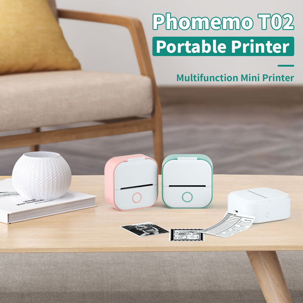 Lisslune | PocketPrint Mini – Portable Thermal Photo Printer Without Ink