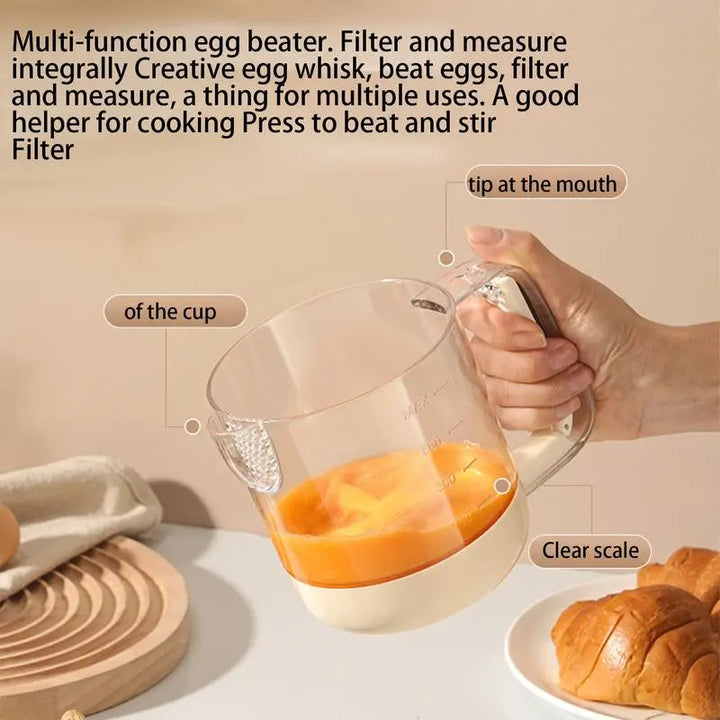 Lisslune | Hand-Powered Portable Egg Scrambler
