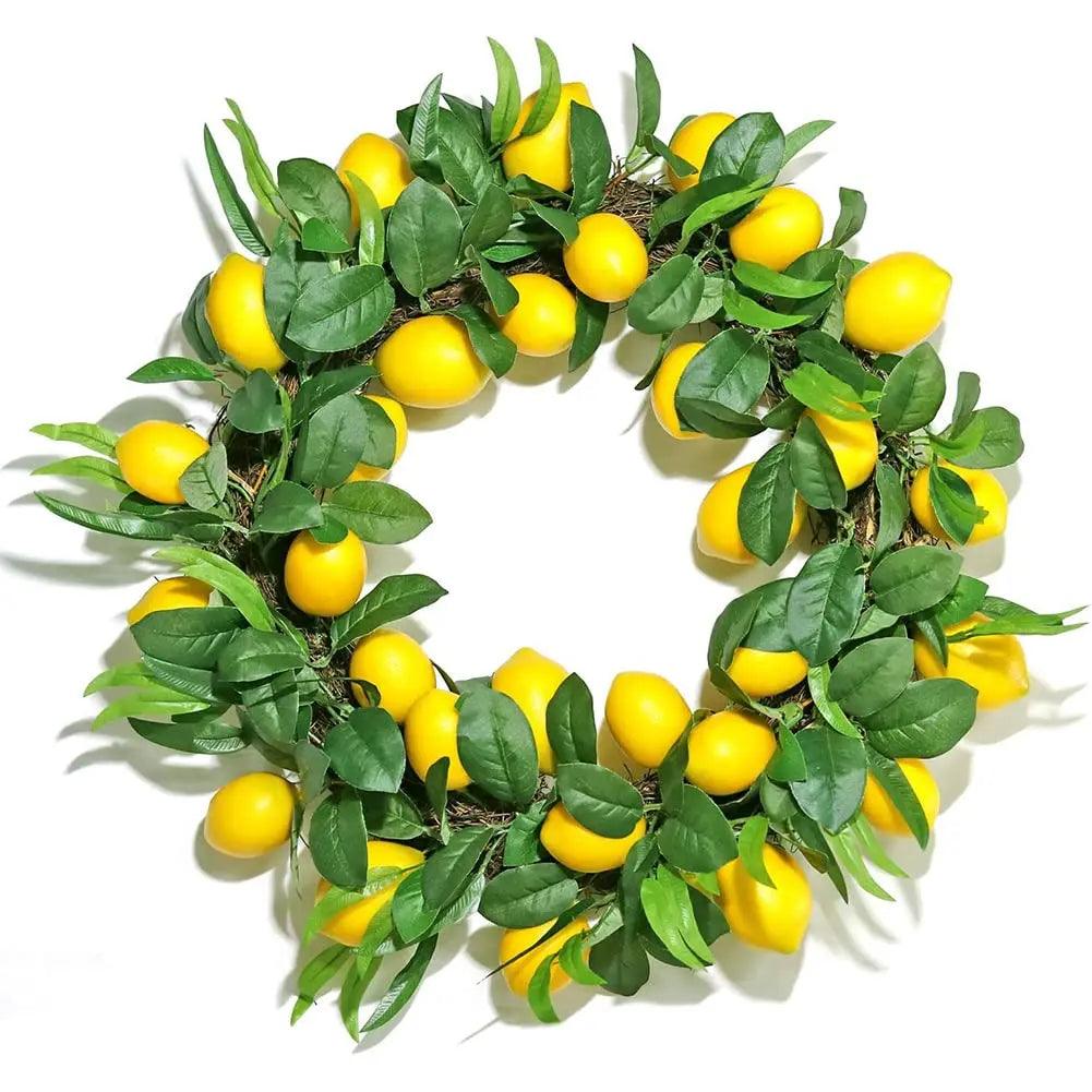 Lisslune | 12 pieces Realistic Artificial Lemons - Artificial Fruit Decoration for Kitchen and Home Styling