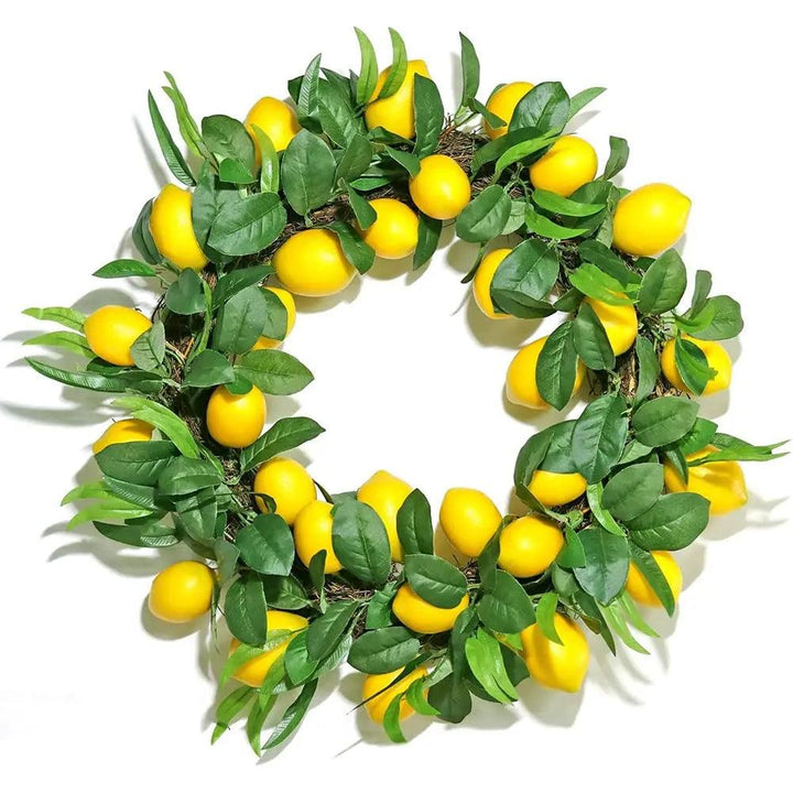 Lisslune | 12 pieces Realistic Artificial Lemons - Artificial Fruit Decoration for Kitchen and Home Styling