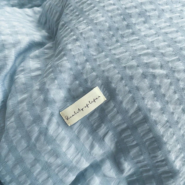 Rynx | INS Solid Color Bedding Comforter Sets Duvet Cover Bed Sheet Set Pillowcases Bedding Linens Set Queen/King Bed bedspreads