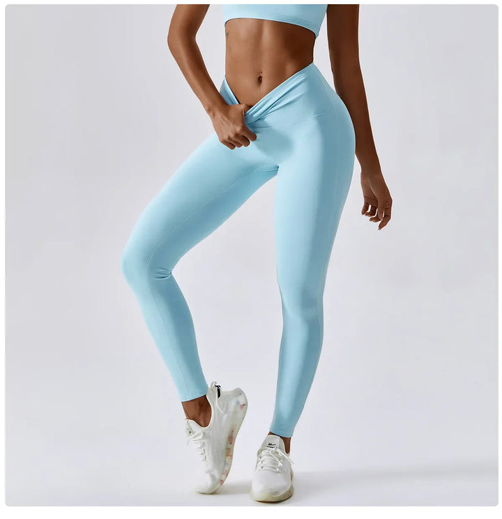 Lisslune | Breathable Push-Up Yoga Leggings with Peach Lift