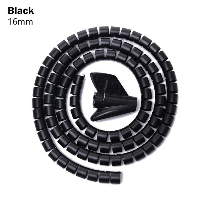 Lisslune | Cable Management Spiral Organizer for a tidy workplace