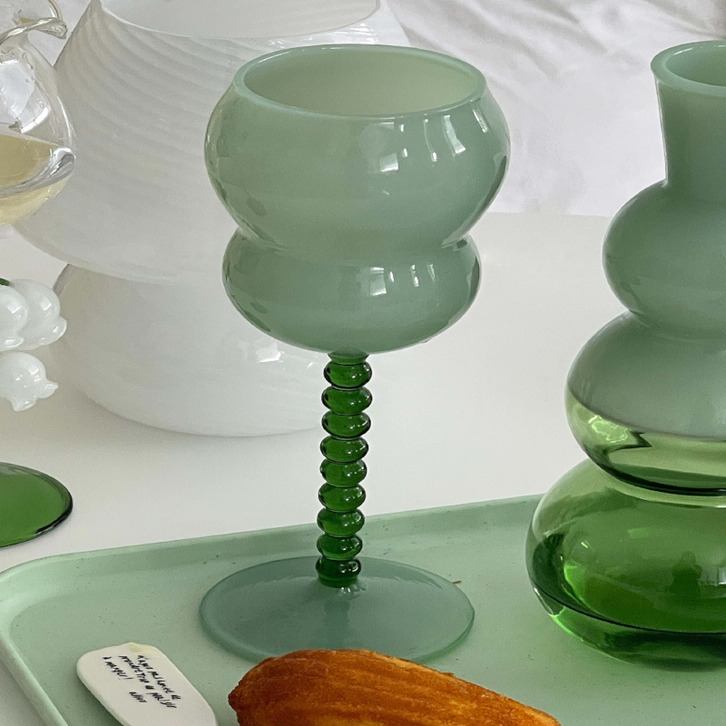 Lisslune | Chalice & Decanter made of colored glass