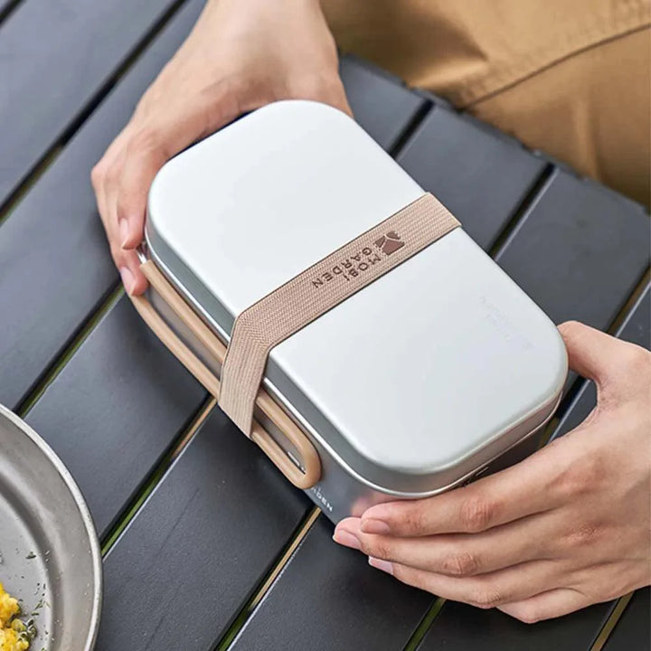 Lisslune | Portable Aluminum Food Box for Culinary Adventures Outdoors