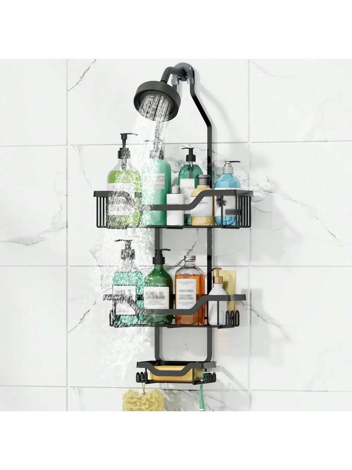 Rynx | Shower caddy Hanging bathroom basket storage Bathroom organizers high capacity Portable shelf Shower shelf Soap basket