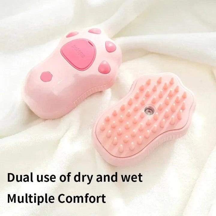 Lisslune | Ultimate 3-in-1 Pet Care Steam Brush and Comb for Cats and Dogs