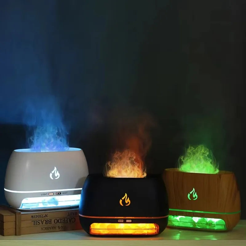 Lisslune | SaltLight Aroma Diffuser – Himalayan Salt Lamp with Fragrance Diffusion and Color Light