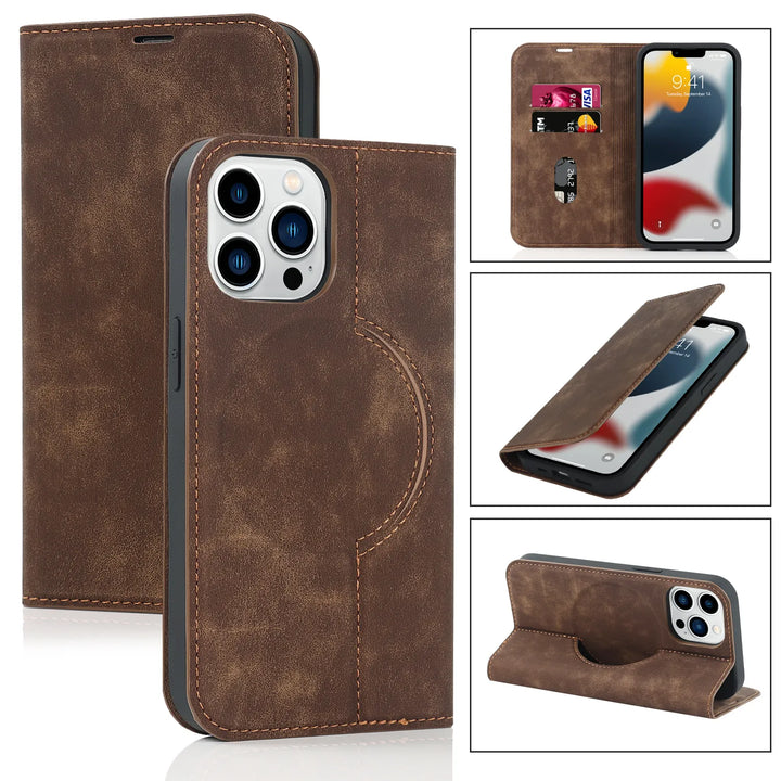 Lisslune | Magnetic Wallet Case MagSafe Wireless Charging- iPhone