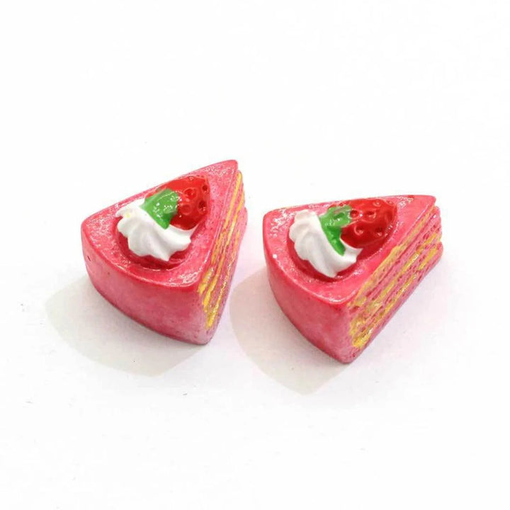 Lisslune | 10-piece realistic artificial fruit cake set for photography and display - Perfect for cake lovers