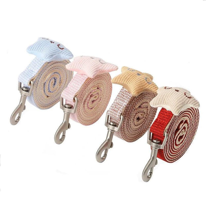 Lisslune | Beautiful, star-shaped adjustable harness and leash set for small pets