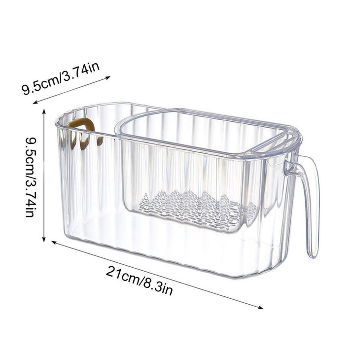 Lisslune | Clear Stack Transparent Double-Layer Basket