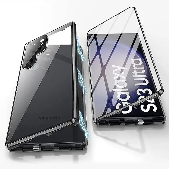 Lisslune | Metal Aluminum Alloy 360 Case with Safety Closure for Samsung Galaxy S24-S23 Series
