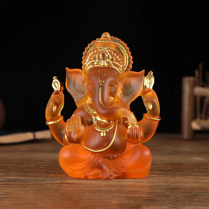 Lisslune | Rare colored semi-transparent Ganesh statues for luck in your home
