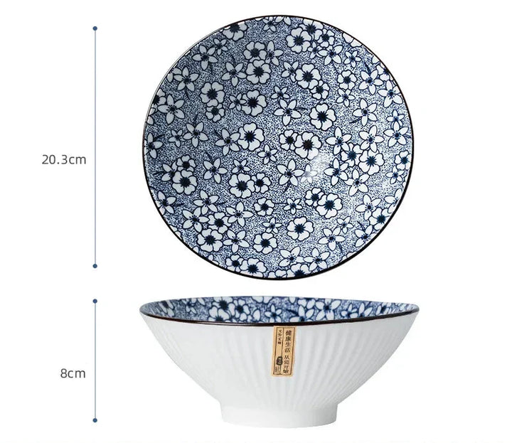 Lisslune | floral porcelain bowl set