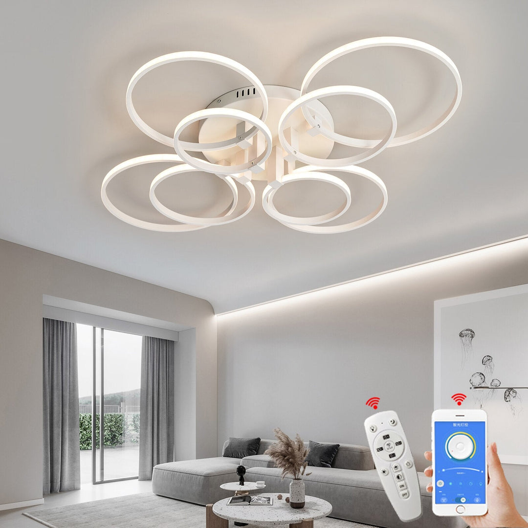 Lisslune | Modern Art Shapes Smart Home LED Chandelier