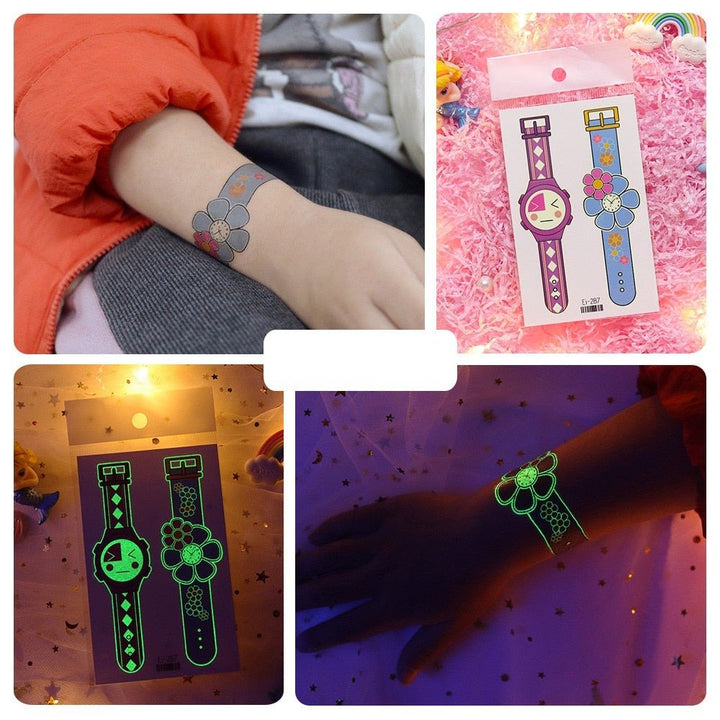 Lisslune | Luminous, washable watch tattoo stickers