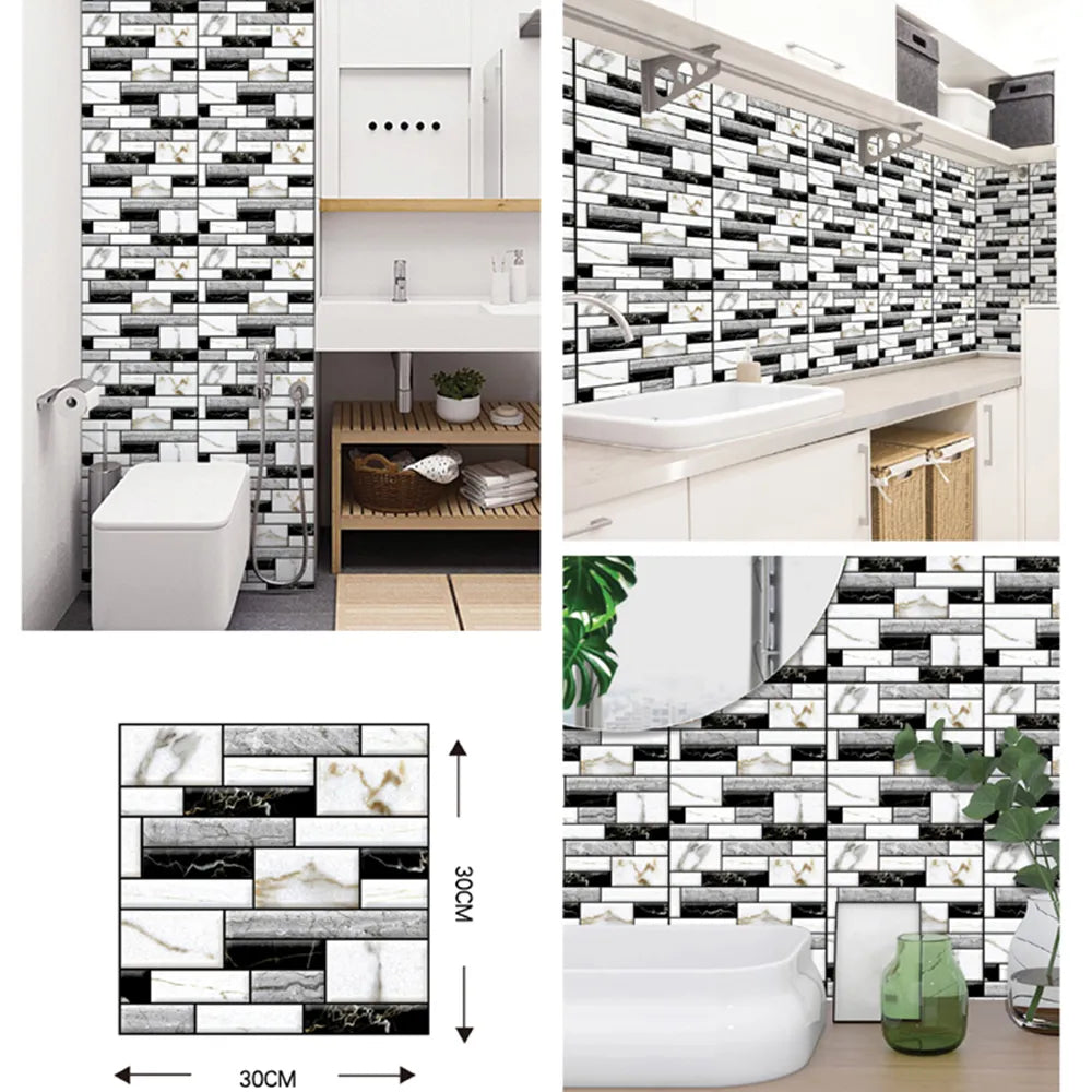 Lisslune | 3D Wall Brick Pattern Decal