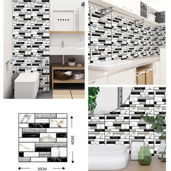 Lisslune | 3D Wall Brick Pattern Decal