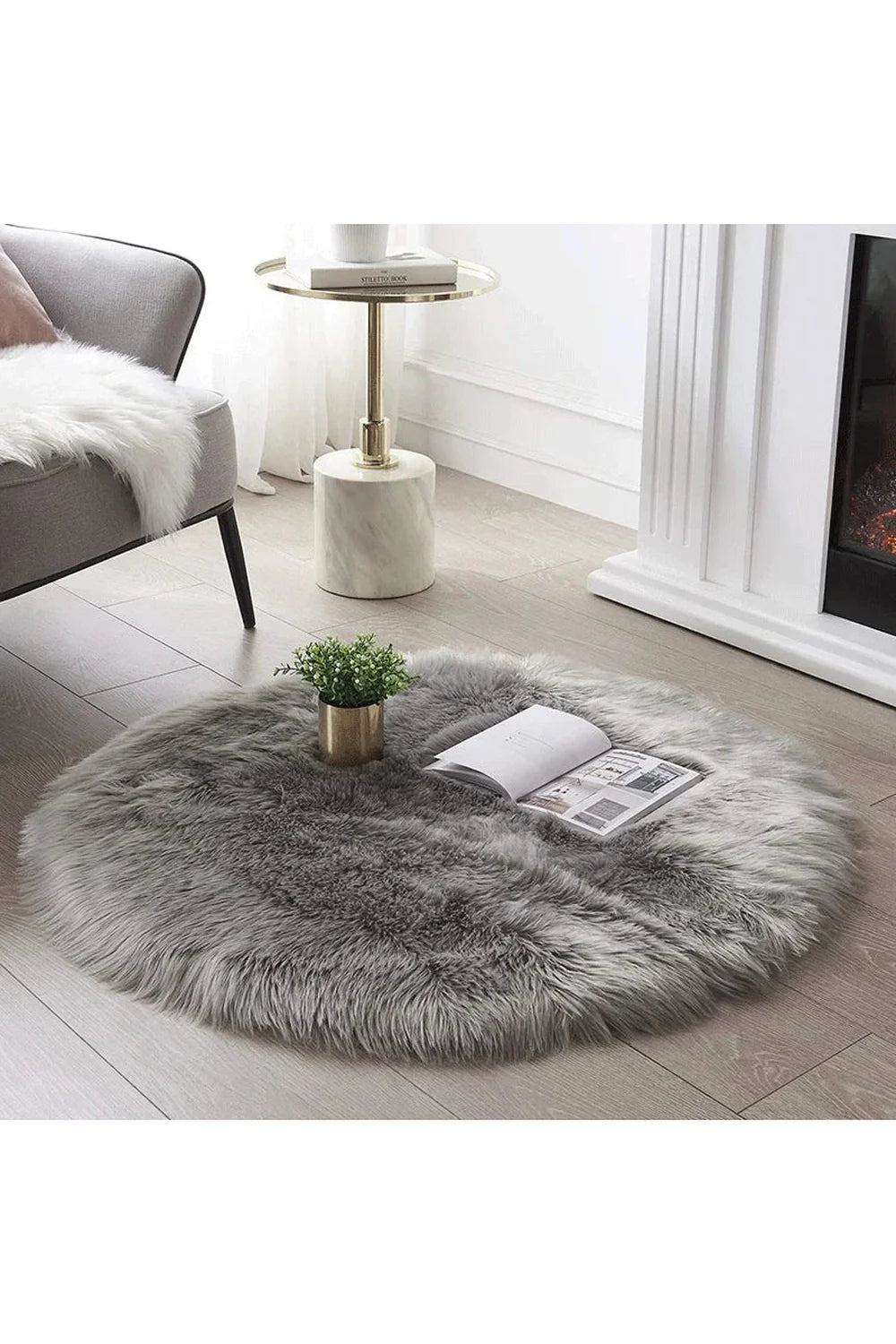 Lisslune | Pink floor rug