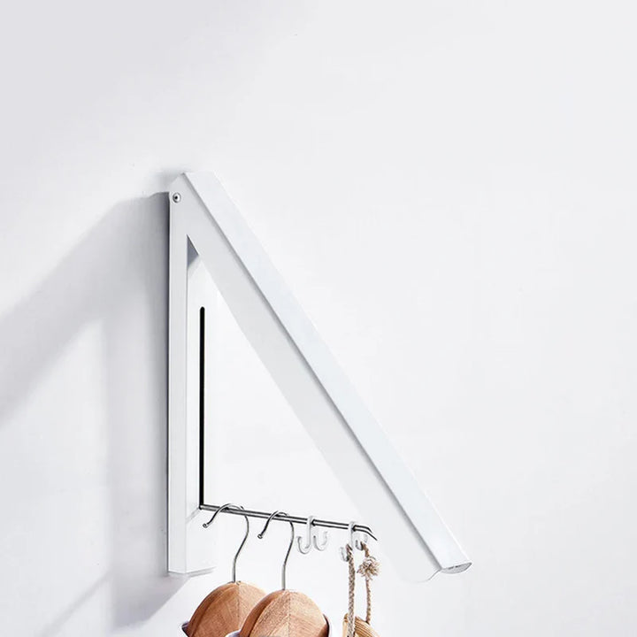Lisslune | Space Saver Foldable Wall Clothes Aluminum Rack
