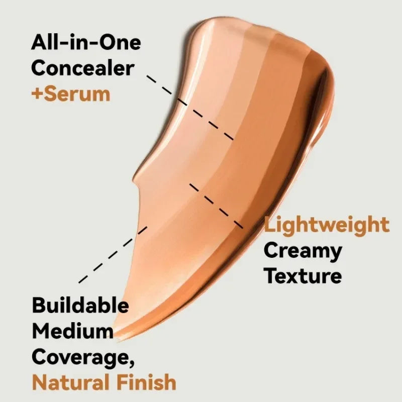 Rynx | Face Foundation Cream Oil Control Matte BBCream Waterproof Long-lasting Concealer Liquid Full Coverage Matte Base Professional Makeup