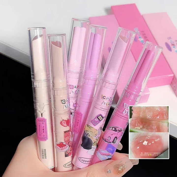 Rynx | Water Light Lip Glass Tint Clear Mirror Lipstick Waterproof Moisturizing Lipstick CAPPUVNI Shine Glitter Lipstick Women Makeup