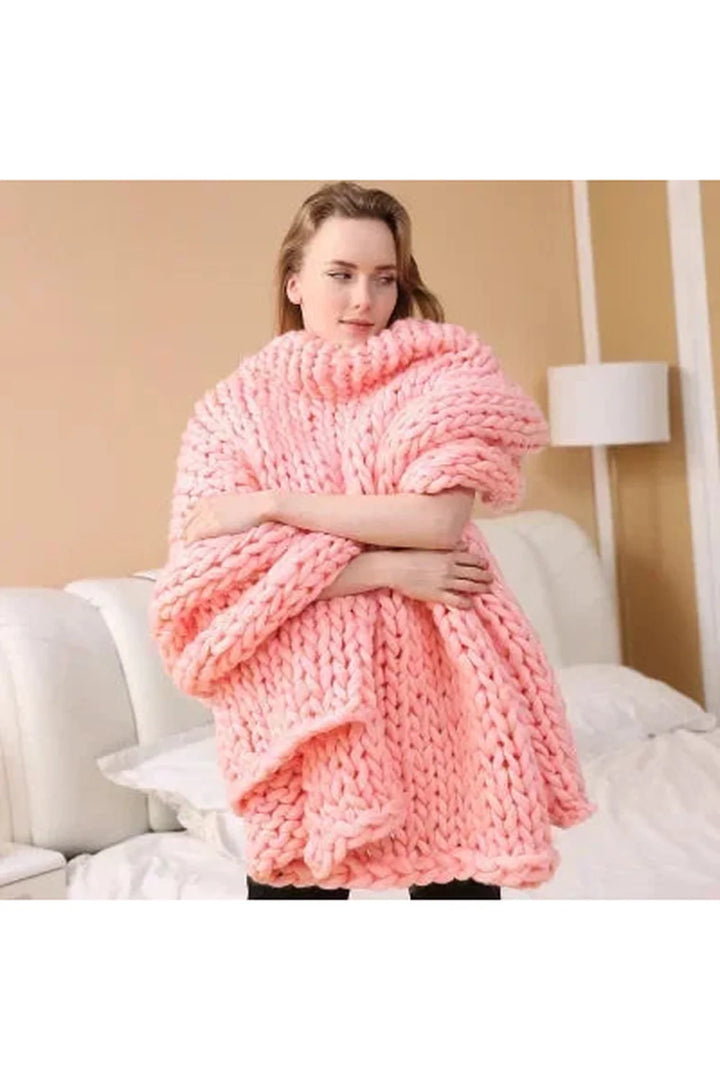 Lisslune | Chunky Knit Blanket