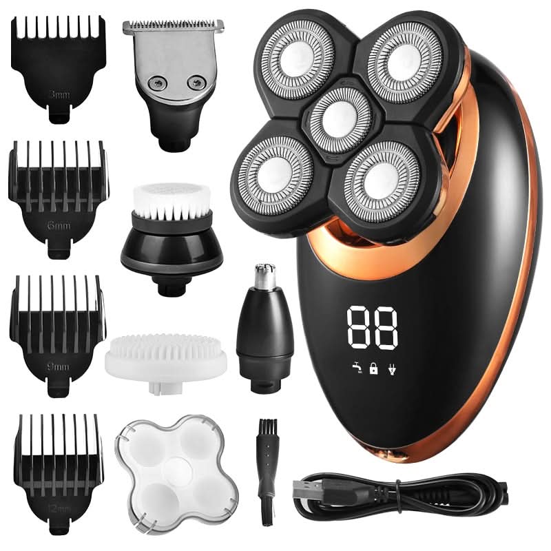 Lisslune | Waterproof Electric Men’s Shaver with 5 Heads