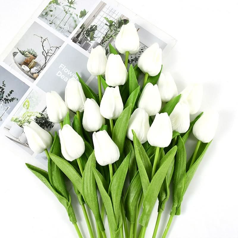 Lisslune | Artificial Tulip Bouquet with Realistic Lifelike Flowers