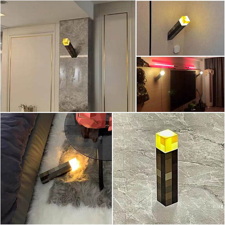 Lisslune | Brownstone Torch Lamp