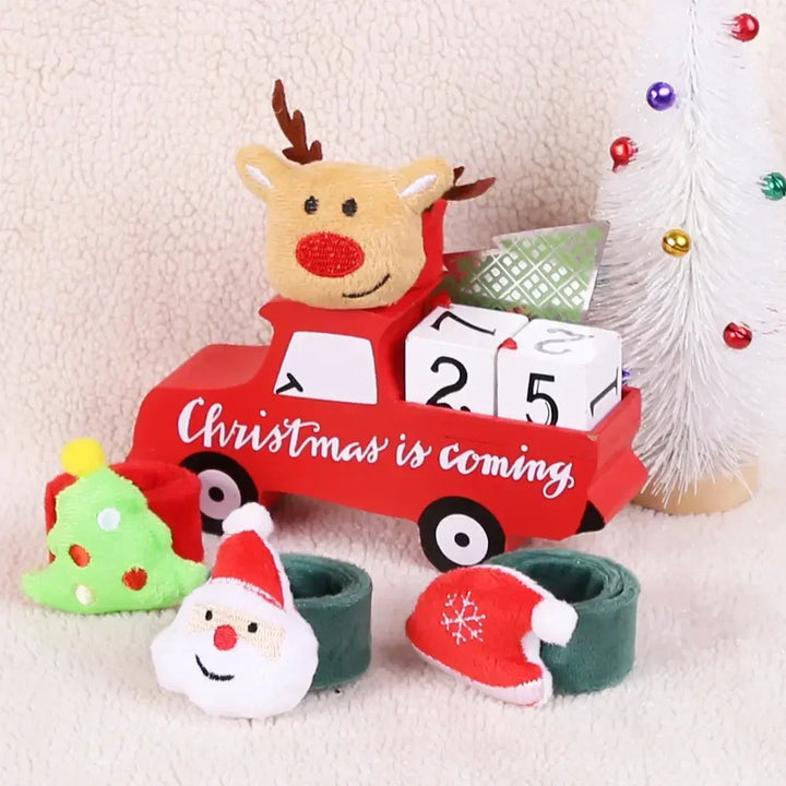 Rynx | 1PC LED Christmas Slap Circle Bracelet Clap Circle Older Santa Elk Adult Children Christmas Gifts Christmas Decorations