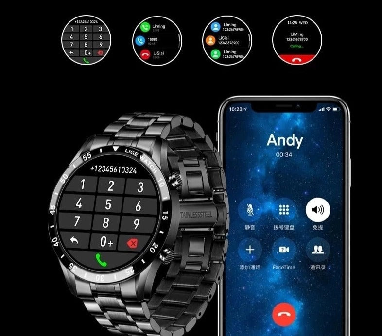Lisslune | Luxury 4G Smartwatch – Stylish Watch with Calls, GPS & Health Features