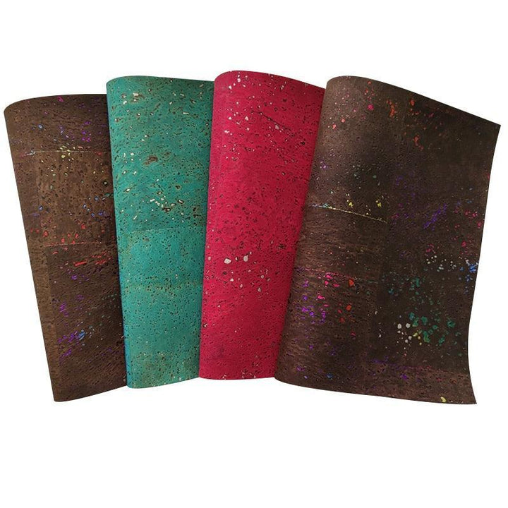 Lisslune | Cork style synthetic leather fabric for creative craft projects