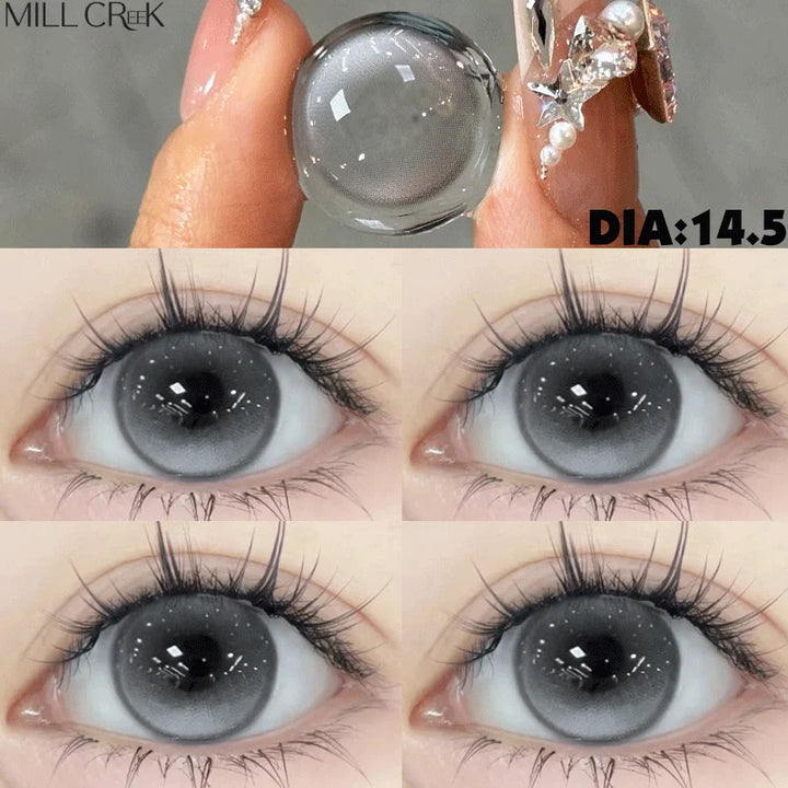 Rynx | 2pcs Colorful Beautiful Contact Lenses Myopia Cosmetics for Eyes Pupil Degree Contact Prescription Halloween Cosplay