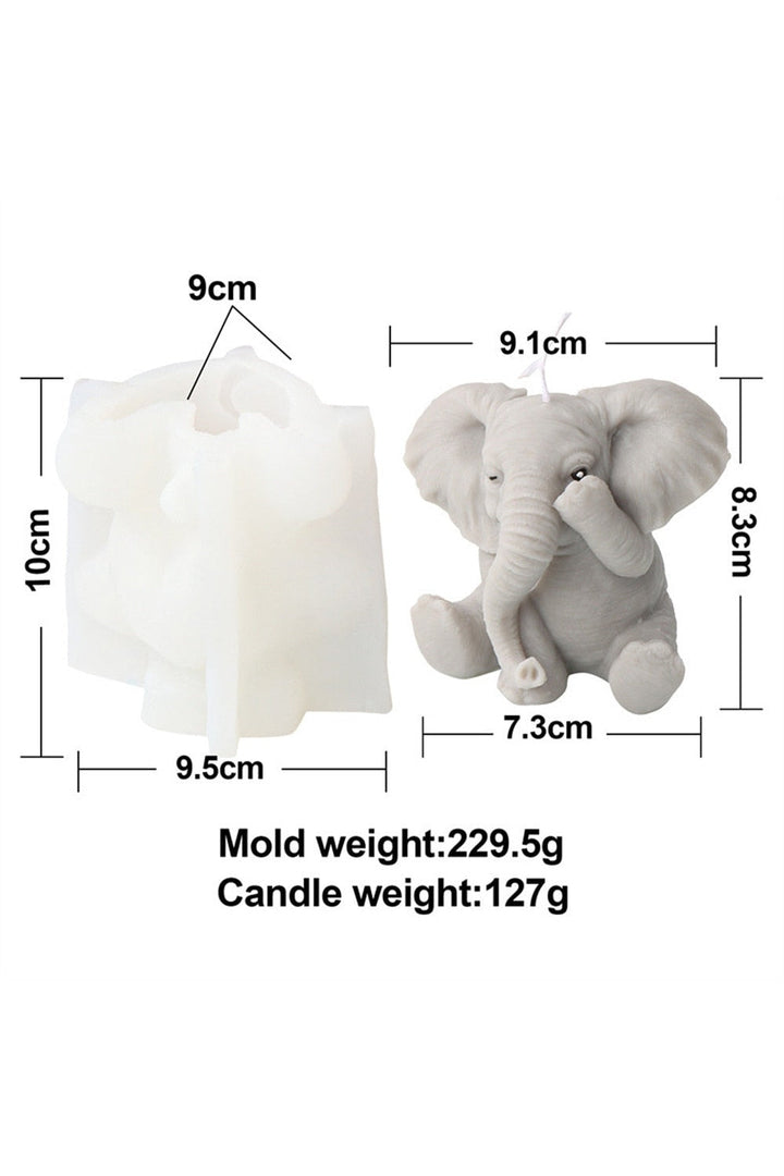 Lisslune | Elephant Candle Mold Design